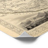 Thibet, Mongolië en Mandchouria Poster (Hoek)