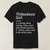 THIBODAUX L LA LOUISIANA Grappige Stad Home Roots T-shirt (Design voorkant)