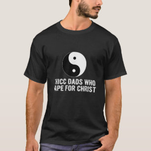 Thicc Dads die zich voor Christelijke Vader Dag vo T-shirt
