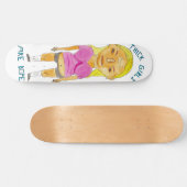 Thick GIrls White van Patrick Jilbert Skateboard (Horizontaal)