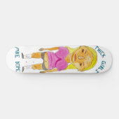 Thick GIrls White van Patrick Jilbert Skateboard (Horizontaal)