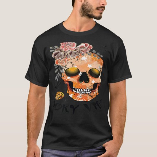 Thick thighs and spooky vibes Halloween T-shirt (Voorkant)