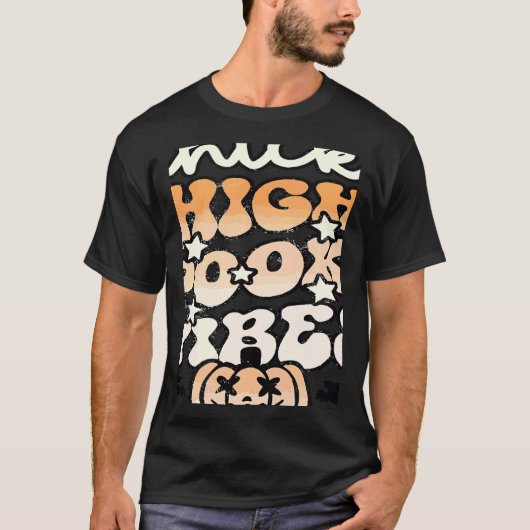 Thick thighs and spooky vibes t-shirt (Voorkant)