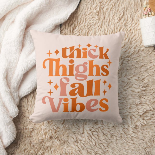 Thick Thighs Herfst Vibes Kussen (Deken)