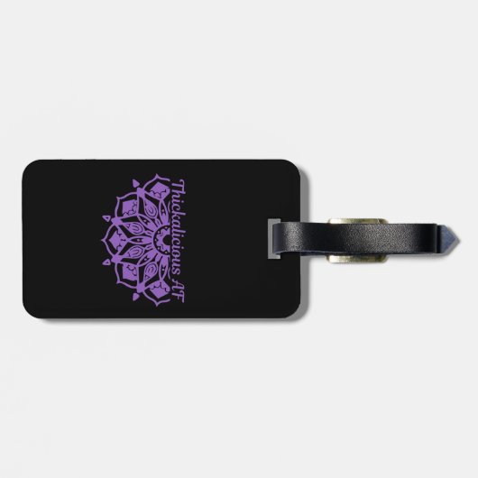 Thickalicious AF Bagagelabel (Achterkant horizontaal)