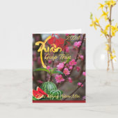 Thiep Tết Chúc Mừng Năm Mới Gelukkig Nieuwjaar 202 Kaart (Gele Bloem)