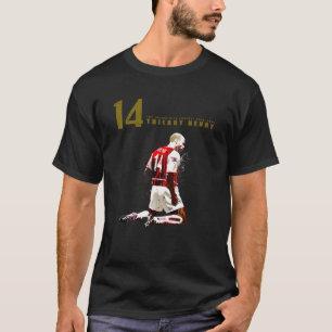 Thierry henry 14 op dark red t-shirt