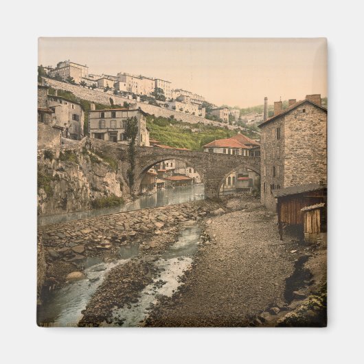 Thiers, Auvergne, Frankrijk Magneet (Voorkant)