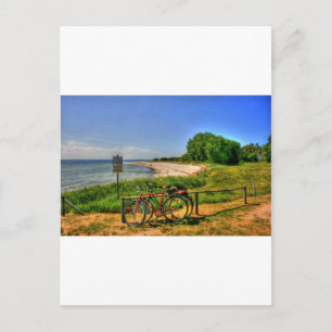 Thiessow Beach op Ruegen Island Briefkaart