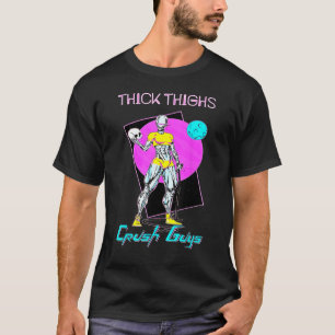 Thiick Thighs Crush Jongens Weightlift Bodybuildin T-shirt