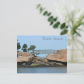 Thimble Island Briefkaart (Staand voorkant)