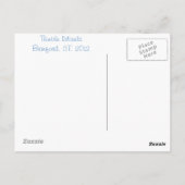 Thimble Island Briefkaart (Achterkant)