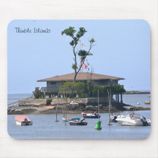 Thimble Island Mousepad Muismat (Voorkant)