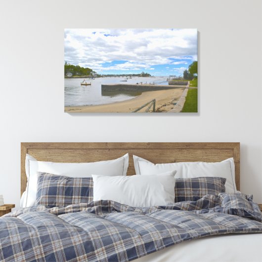 Thimble Island omwikkeld canvas (Insitu (Slaapkamer))