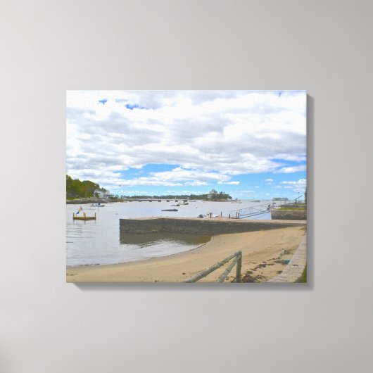 Thimble Island omwikkeld canvas Afdruk (Voorkant)