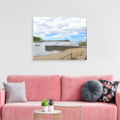 Thimble Island omwikkeld canvas Afdruk (Insitu (Woonkamer))