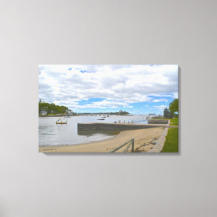 Thimble Island omwikkeld canvas Afdruk