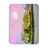 Thimble Islands Sunset Magneet (Verticaal)