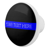 Thin Blue Line - Aangepast op maat Keramische Knop (Rechts)