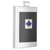 Thin Blue Line Accent on Canadian Flag Flacon (Rechts)