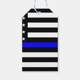 Thin Blue Line American Flag Cadeaulabel