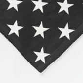 Thin Blue Line American Flag Fleece Deken (Hoek)