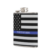 Thin Blue Line - American Flag Heupfles (Links)
