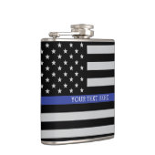 Thin Blue Line - American Flag Heupfles (Rechts)