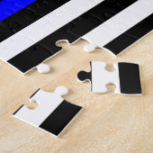 Thin Blue Line American Flag Legpuzzel (Zijkant)