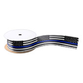 Thin Blue Line American Flag Lint (Spoel)