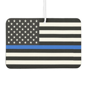 Thin Blue Line American Flag Luchtverfrisser