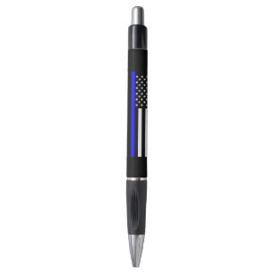Thin Blue Line American Flag op een afbeelding op Pen