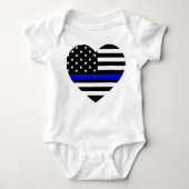Thin Blue Line - American Flag Romper (Voorkant)