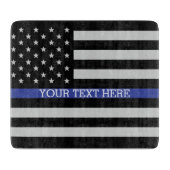 Thin Blue Line - American Flag Specialized Custom Snijplank (Voorkant)