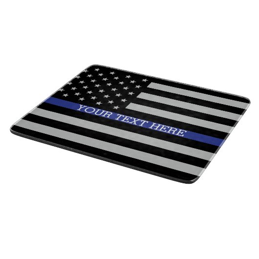 Thin Blue Line - American Flag Specialized Custom Snijplank (Hoek)