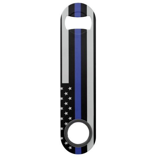 Thin Blue Line - American Flag Specialized Custom Speed Flessenopener (Achterkant)