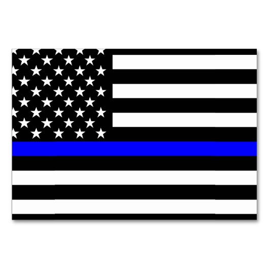 Thin Blue Line American Style Kaart (Voorkant)