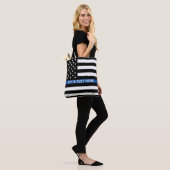 Thin Blue Line - Amerikaanse Canvas tas (Op model)