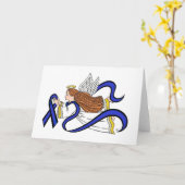 Thin Blue Line Angel Kaart (Gele Bloem)