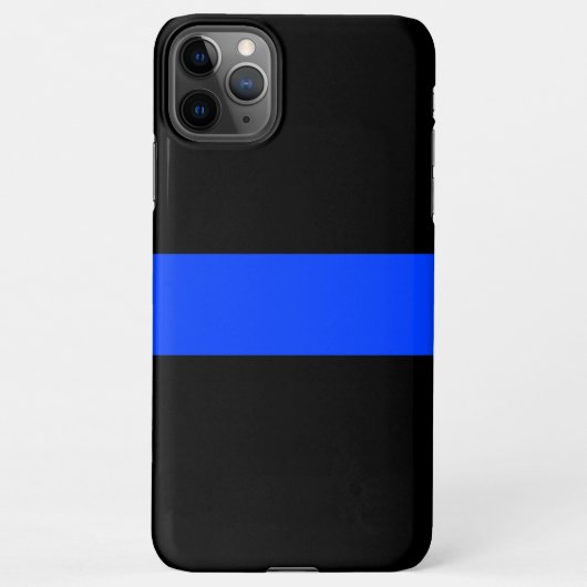 Thin Blue Line Apple iPhone 11 Pro 11pro MAX Hoesj iPhone Hoesje (Achterkant)