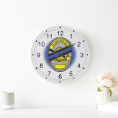 Thin Blue Line Badge Grote Klok (Huis)
