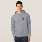Thin Blue Line Badge Hoodie (Voorkant volledig)