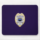 Thin Blue Line Badge Muismat (Voorkant)
