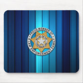 Thin Blue Line Badge Muismat (Voorkant)