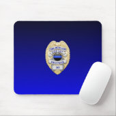 Thin Blue Line Badge Muismat (Met muis)