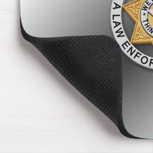 Thin Blue Line Badge Muismat (Hoek)