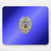 Thin Blue Line Badge Muismat (Voorkant)