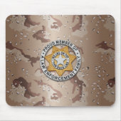 Thin Blue Line Badge Muismat (Voorkant)