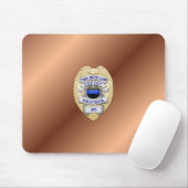 Thin Blue Line Badge Muismat (Met muis)