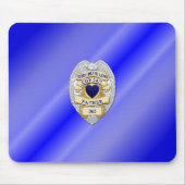 Thin Blue Line Badge Muismat (Voorkant)